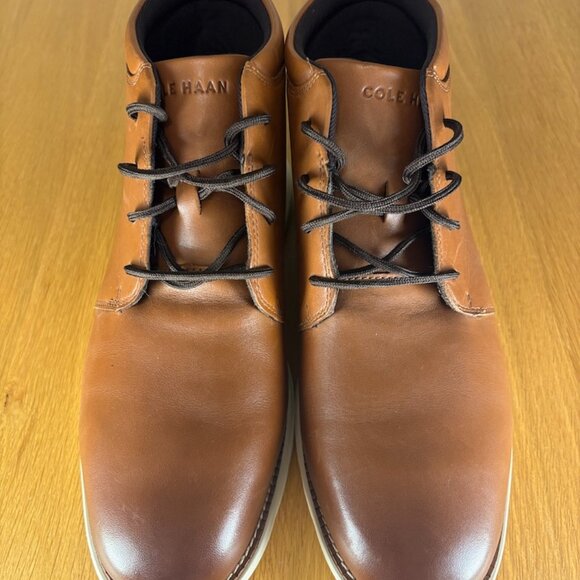 Cole Haan Men's Grand Chukka Boots British Tan Size 9 M - Picture 2 of 9